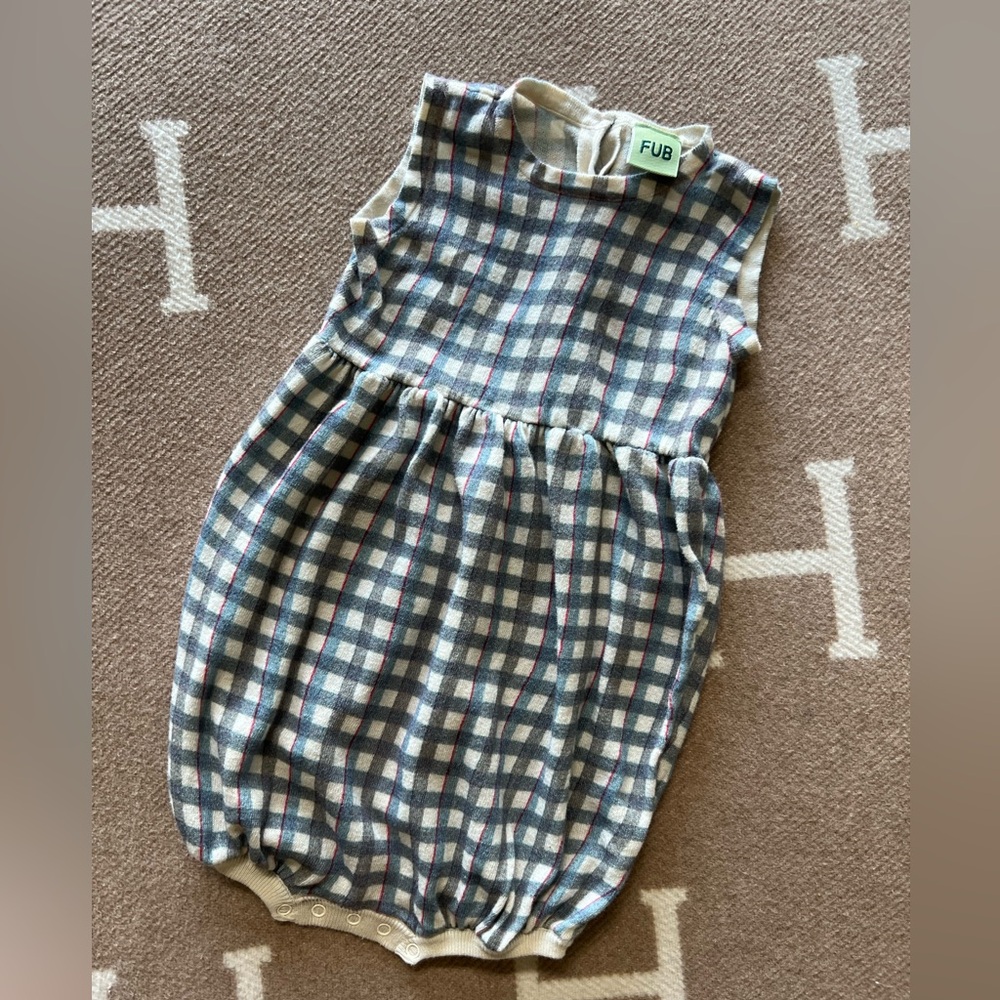 fub Cloudy Blue Baby Romper